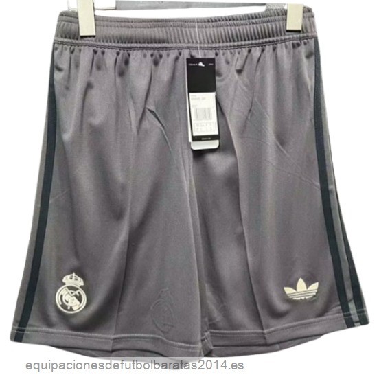 Nuevo 3ª Pantalones Real Madrid 24/25 Negro Baratas